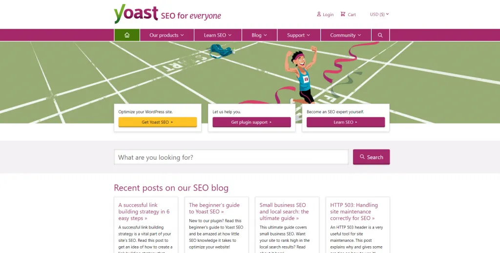 As 5 principais ferramentas de otimização de conteúdo de SEO para ganhar autoridade em 2024 6 Yoast SEO