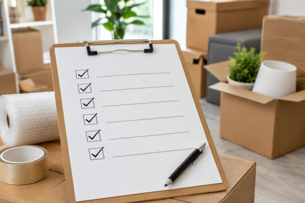 Checklist para escolher empresa de mudanças com segurança.